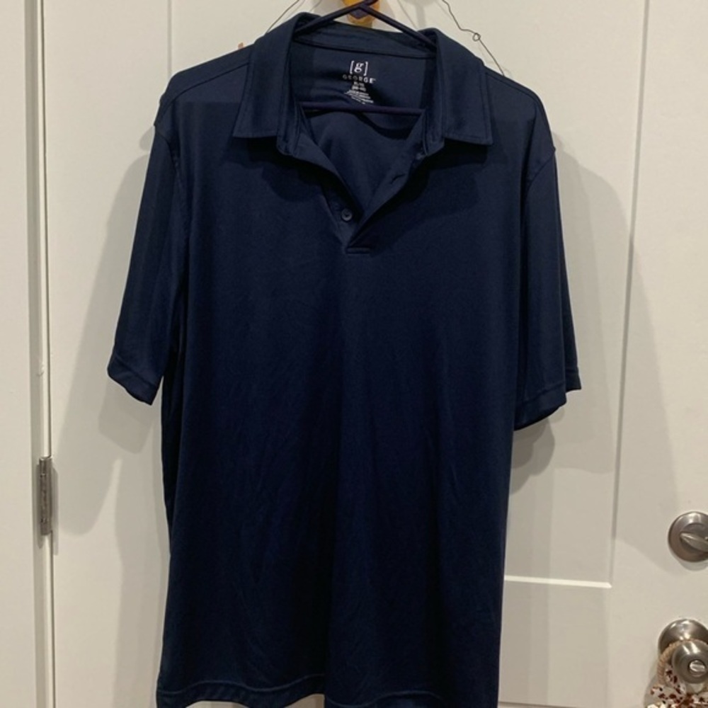 GEORGE, Men’s Navy Polo Short Sleeve Shirt, worn once. XL(46-48)